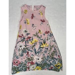 Loft Girls 5/6 Floral Shift Dress Lightweight Bloomcore Girly Chic Garden Party
